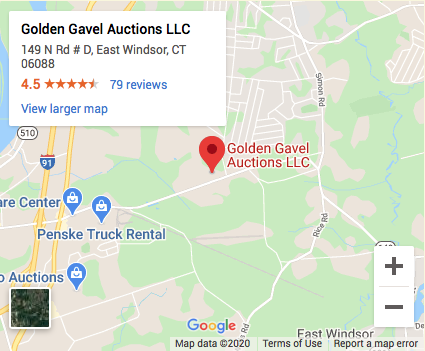 Google Map with Golden Gavel Auctions' location